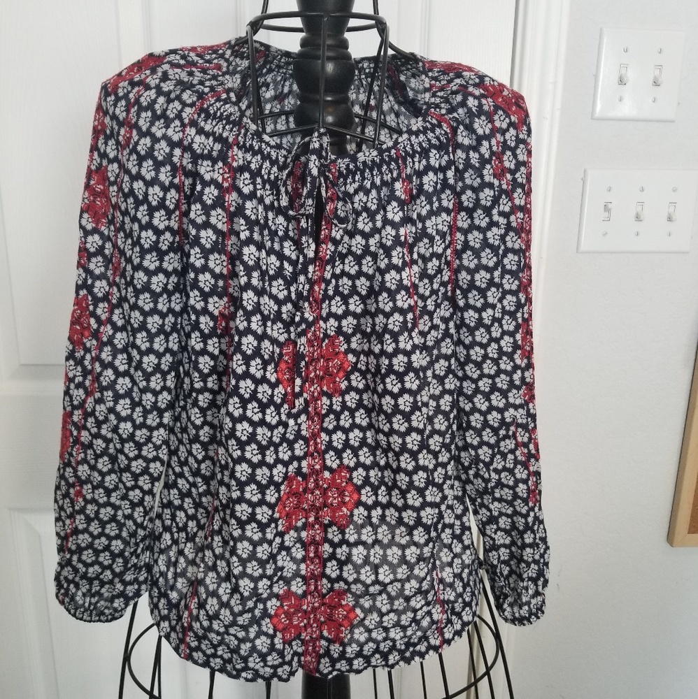 J. Crew embroidery tunic